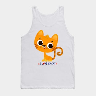 i love my cat Tank Top